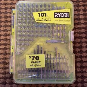 Ryobi 101 pc drill and drive set